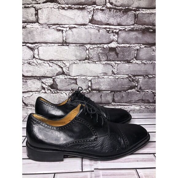 Mezlan Nicola Black Leather Lace Up Cap Toe Oxfords Shoes Men’s Sz 10M US/43EU main image 10